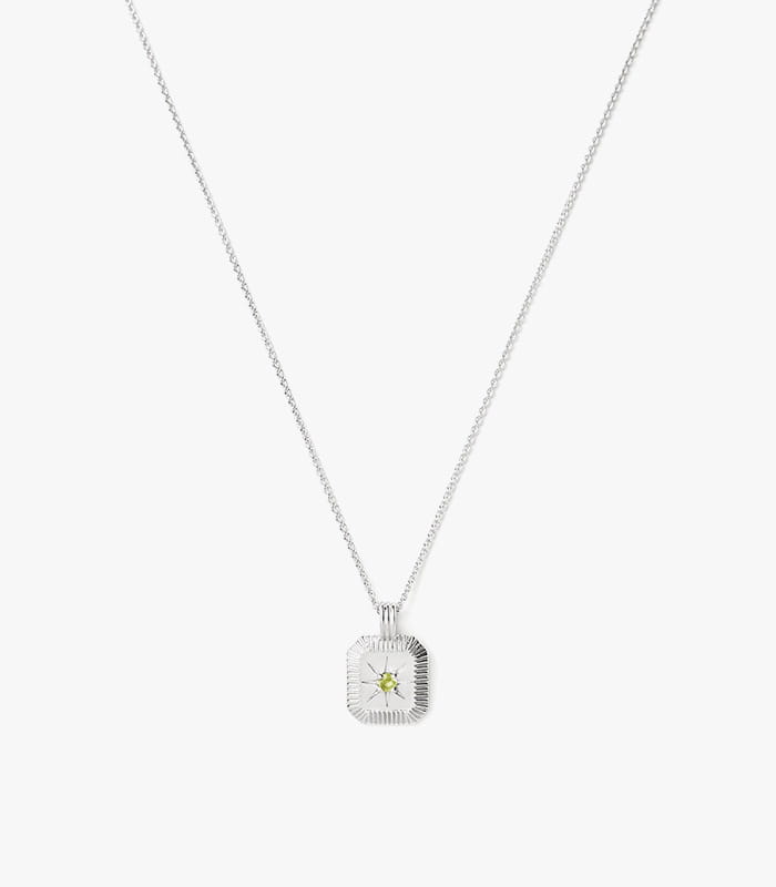 august-birthstone-pendant-necklace.jpeg گردنبند آگوست بریستون - Image 1